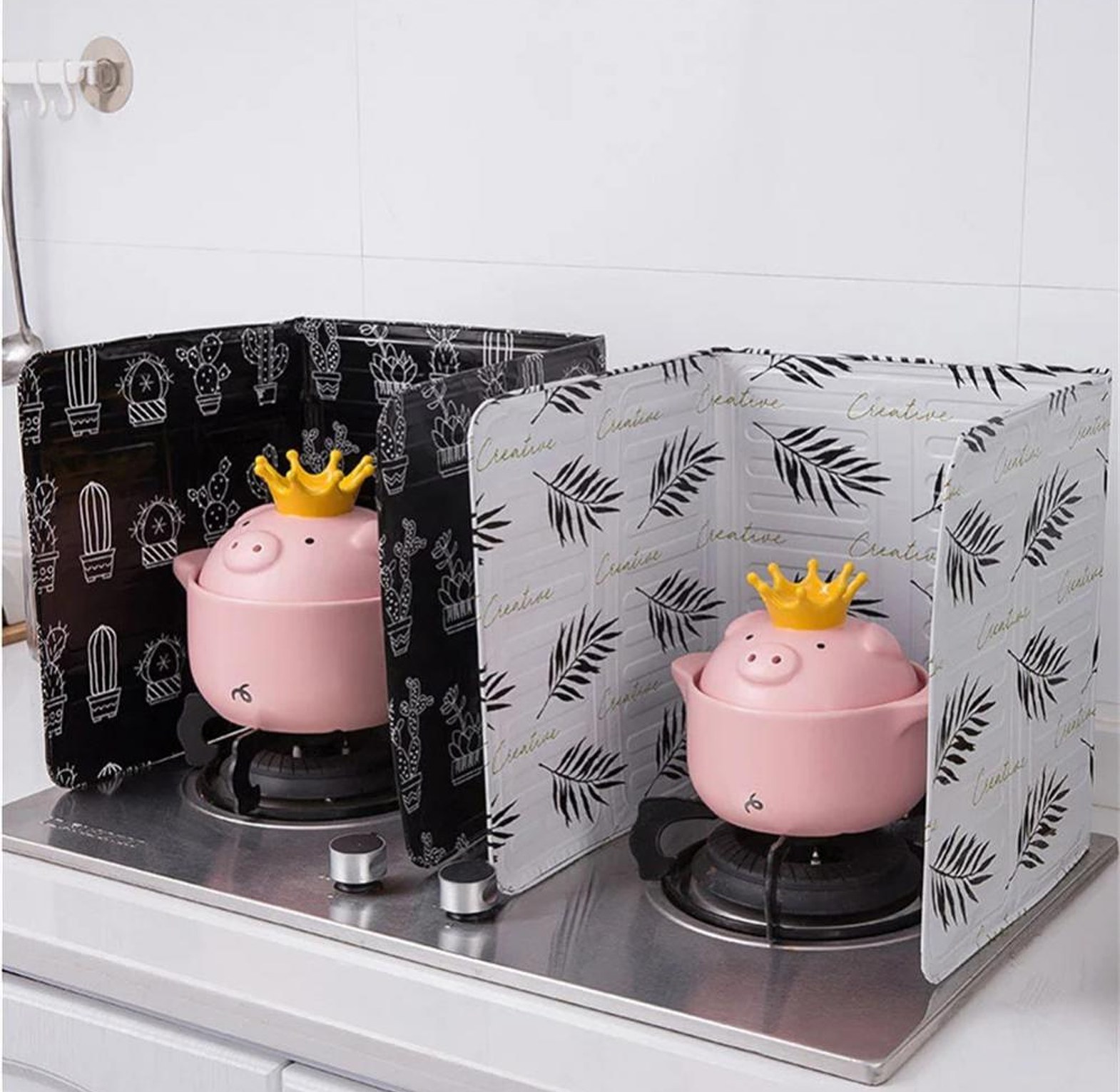 Oil Splash Protector Foldable Aluminium Foil image