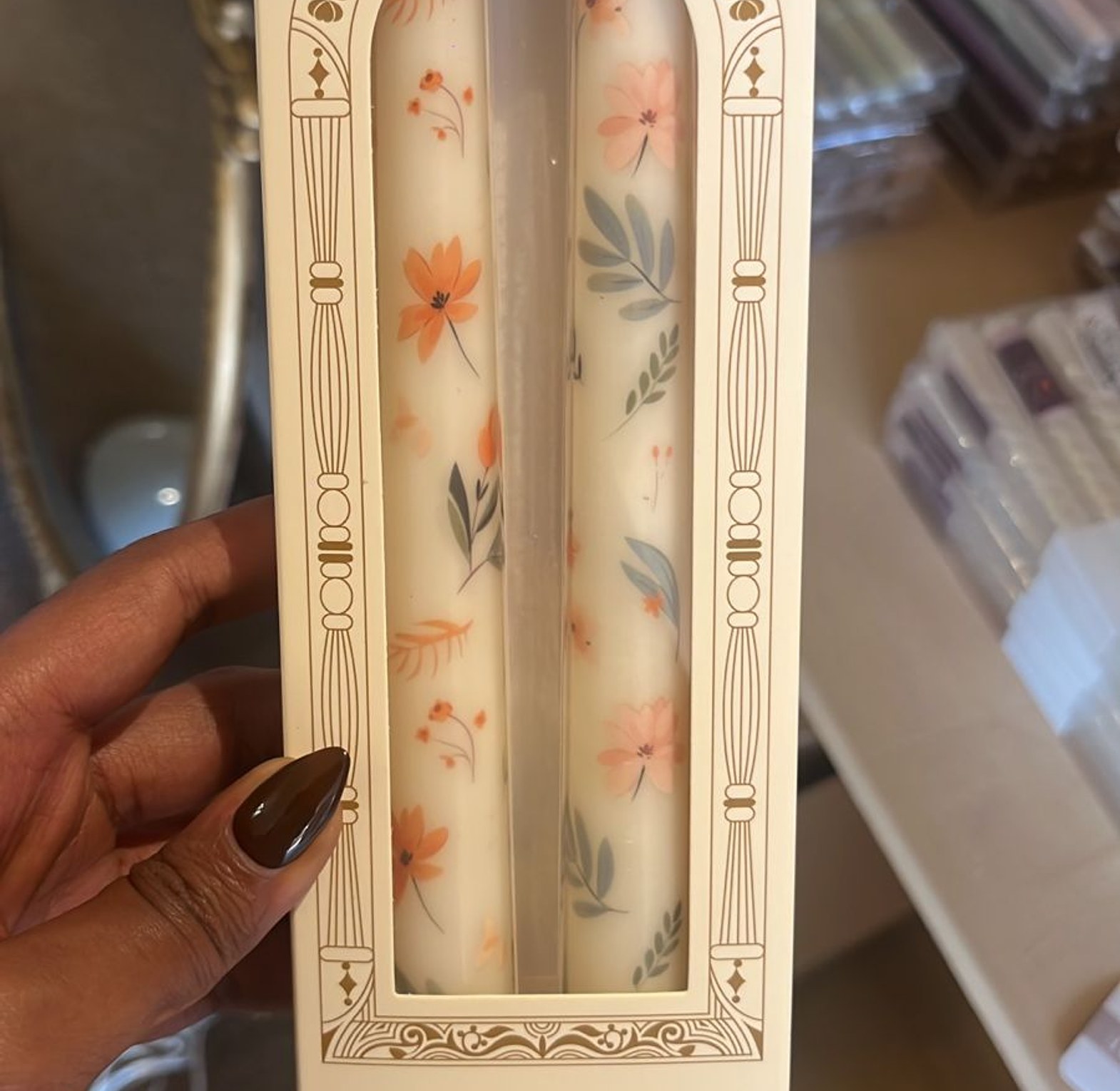 Flower pole tapper candle image