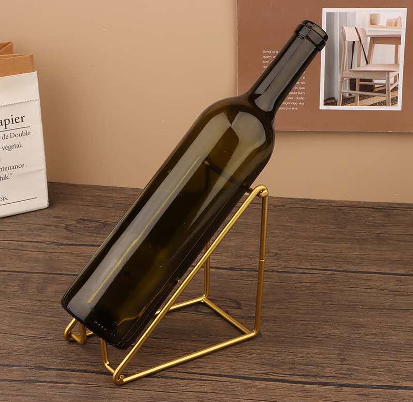 Wine Bottle Display Rack Wine image