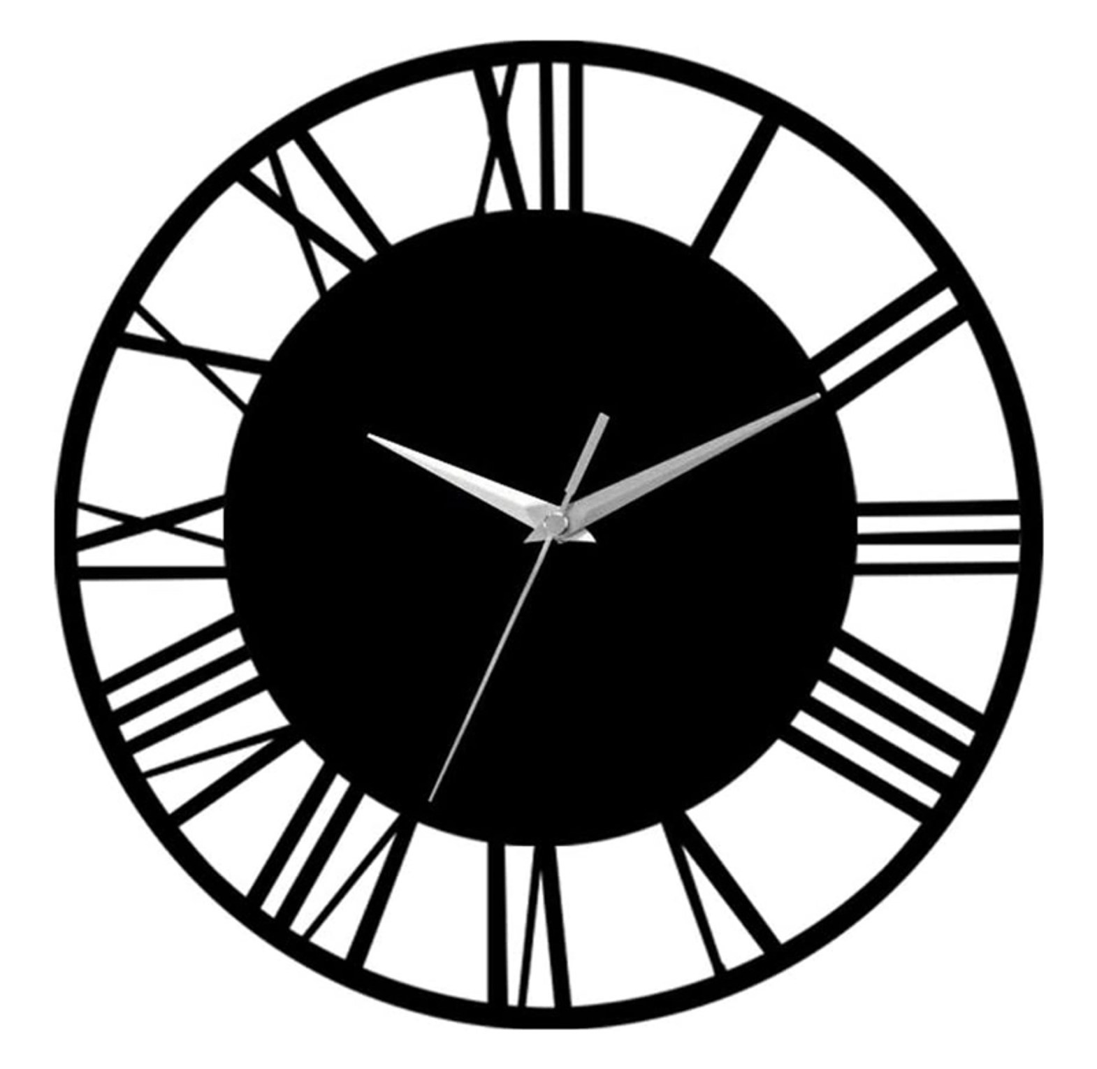 Creative 30cm Acrylic Wall Clock Modern Design  image