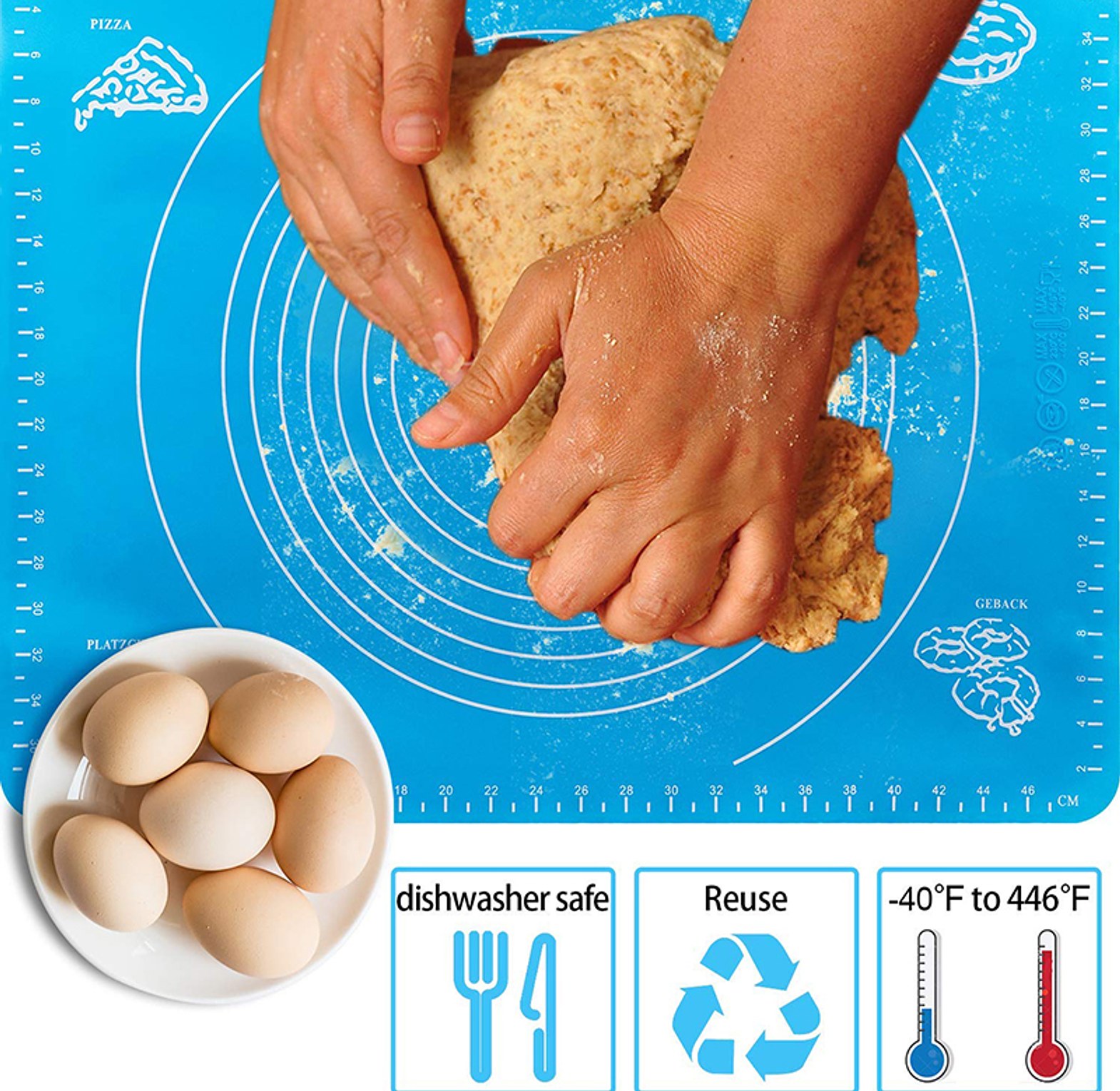 Rolling Dough Liner Pad, Kneading Mat image