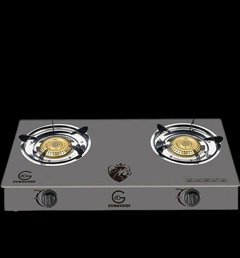 Eurochef Glass Gas Stove, 2 Burners Gas Cooker, Table Top image