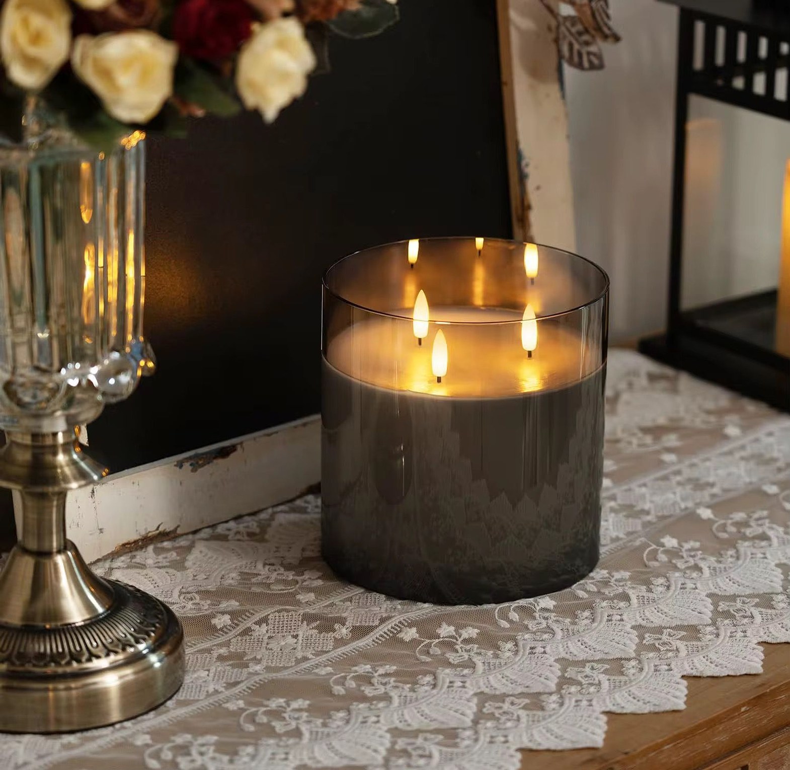 Artificial decorative candles  image