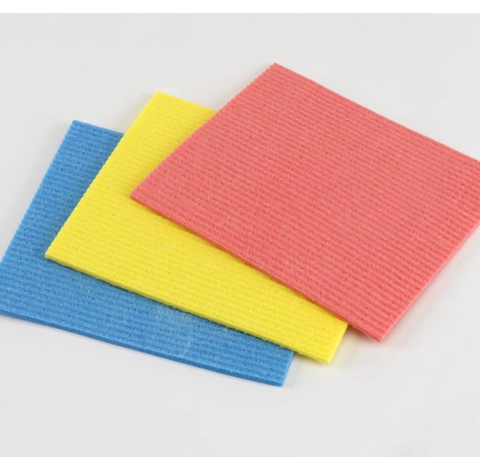 3pc Super Absorbent Cellulose Sponge Cleaning Cloths image