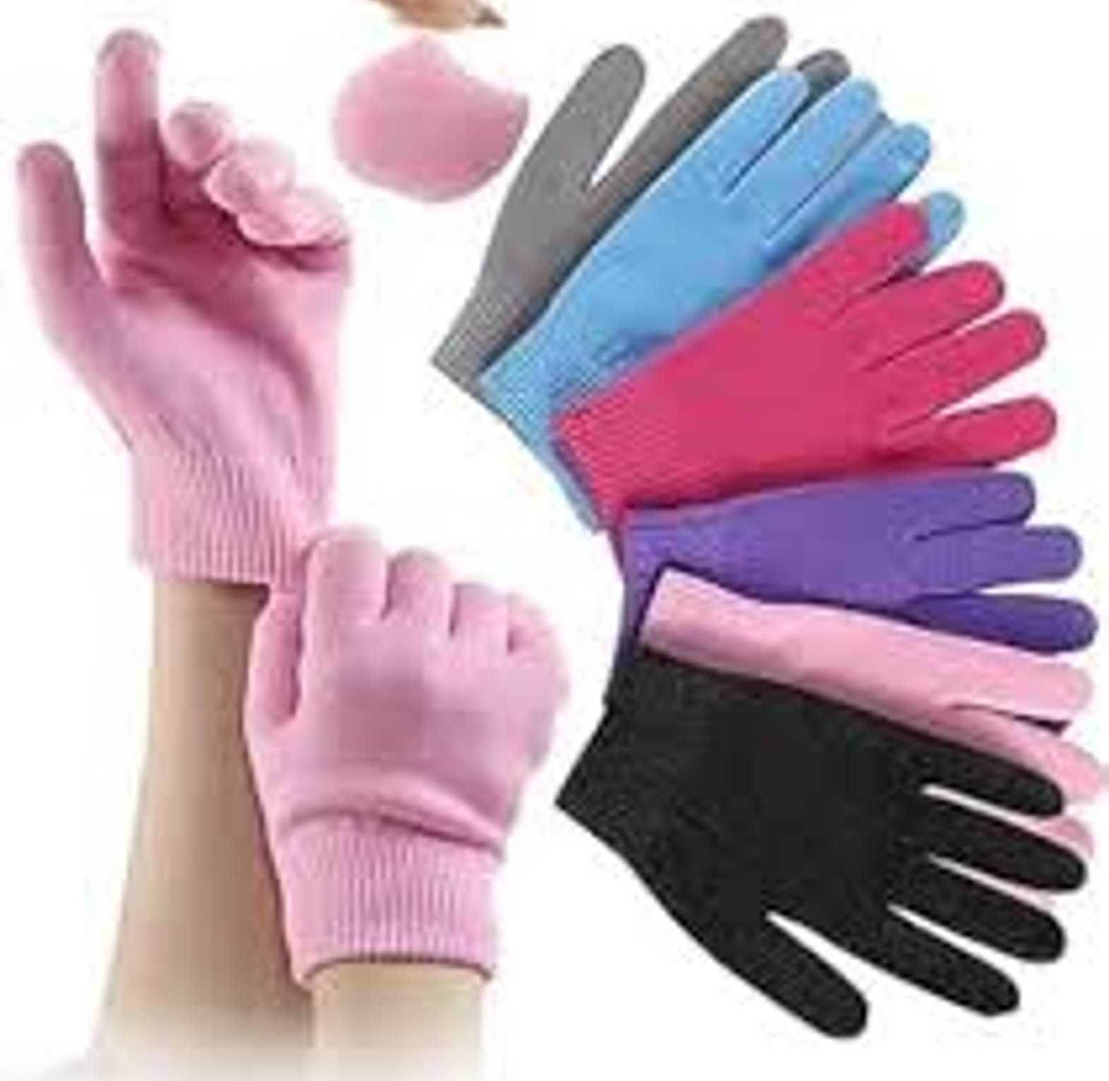 Premium Spa Silicone Exfoliating Gloves image