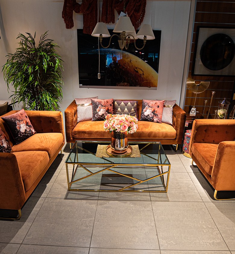 SOFA SET 3+2+1 VELVET  image