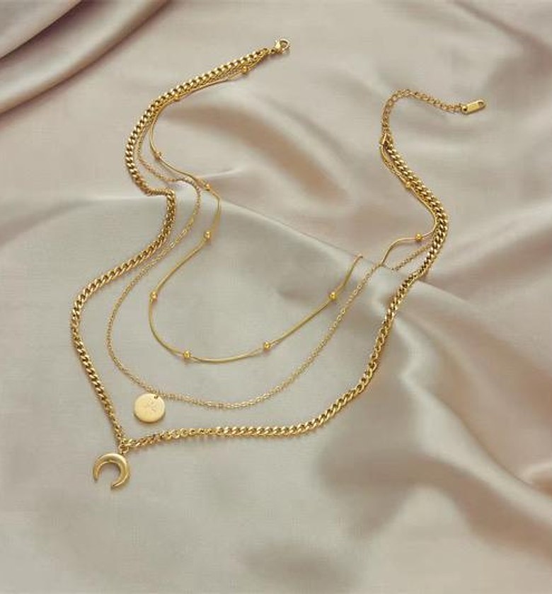 Moon Layered necklace  image