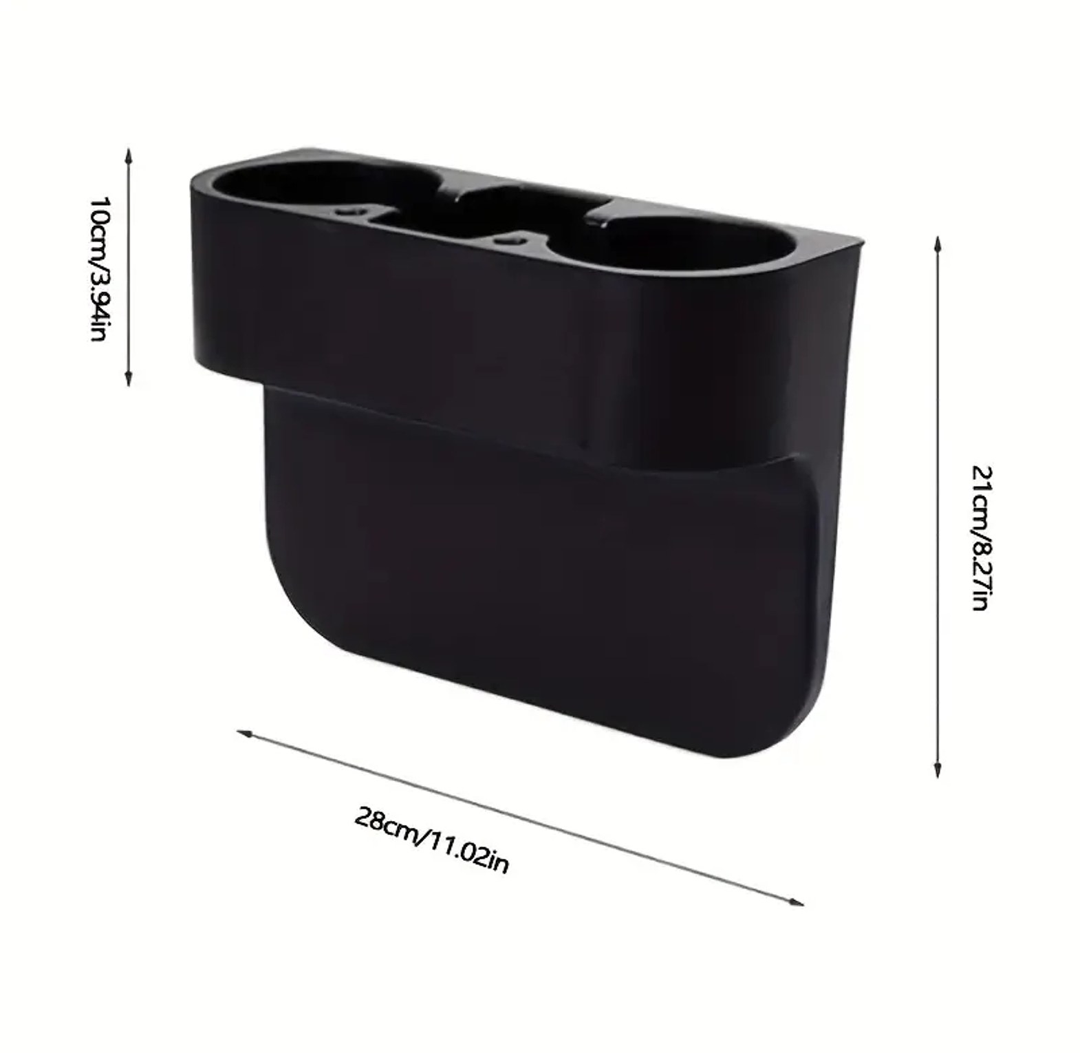 Car Seat Gap Organizer Double Cup Holder & Phone Slot – Car Interior Accessory Kenya, Fits Toyota, SUV image