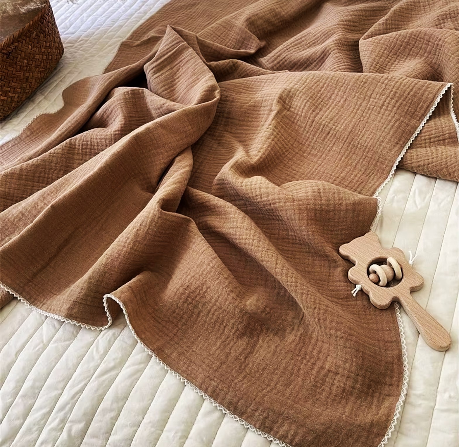 PureNest™ 4-Layer Muslin Blanket image