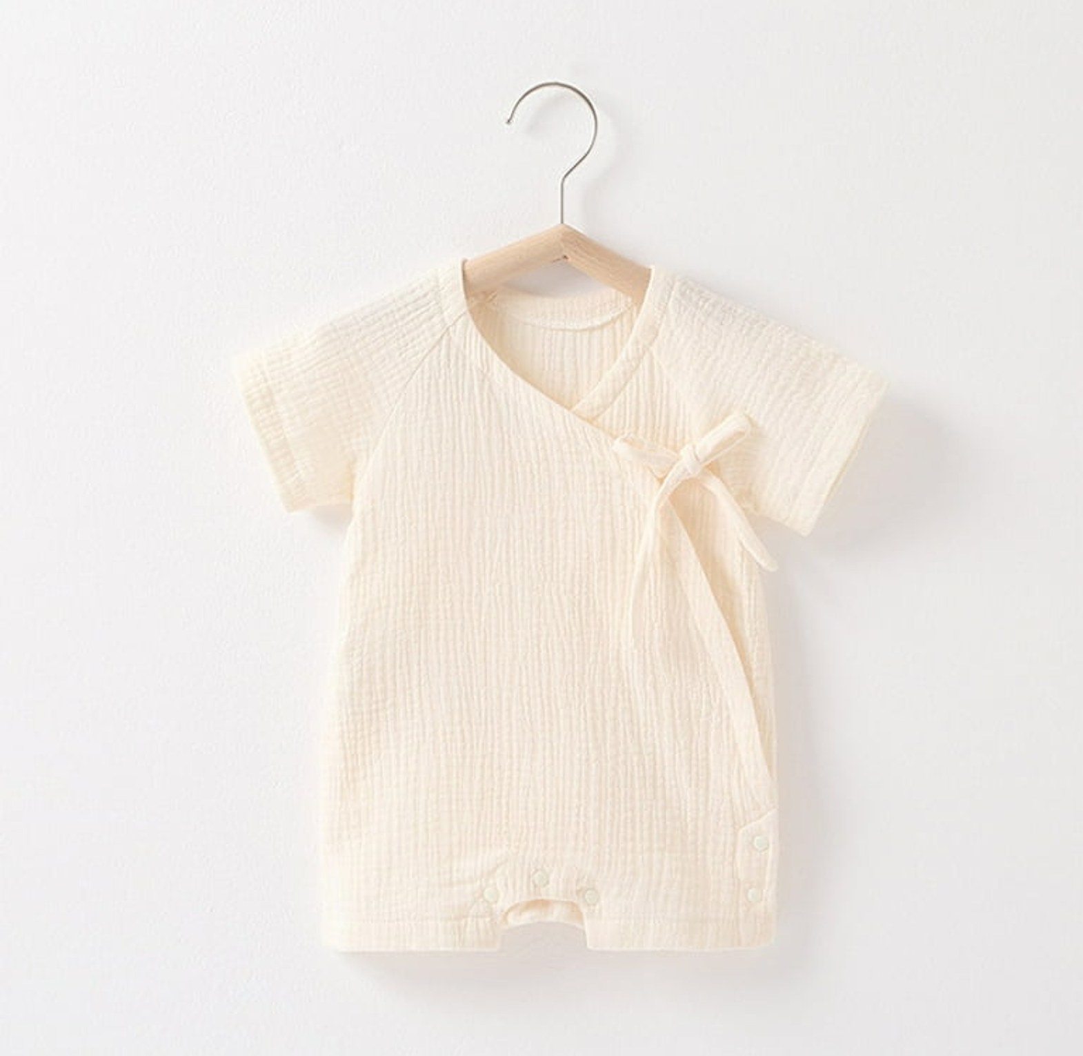 Gentle Wrap Muslin Newborn Romper image
