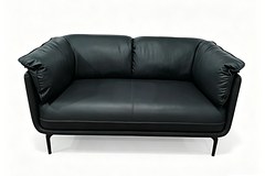 PORTLAND 2 Seater Leatherette Sofa thumbnail 2