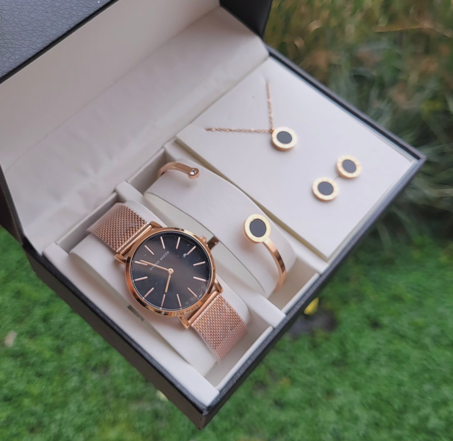 Rosegold watch set image
