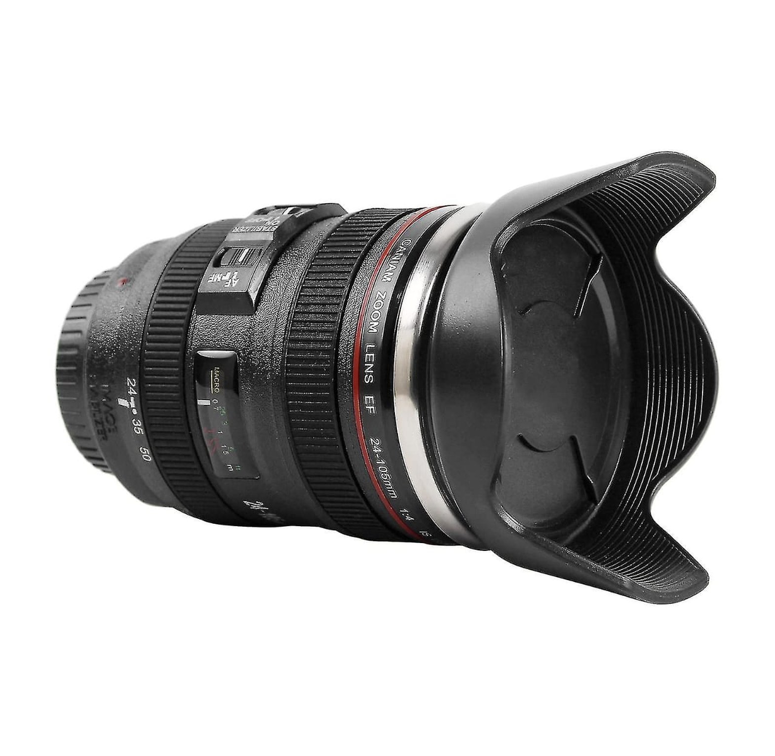 Camera Lens Mug 400ml Stainless Steel Insulated Travel Thermos Cup for Coffee & Tea – Unique Photographer Gift  image