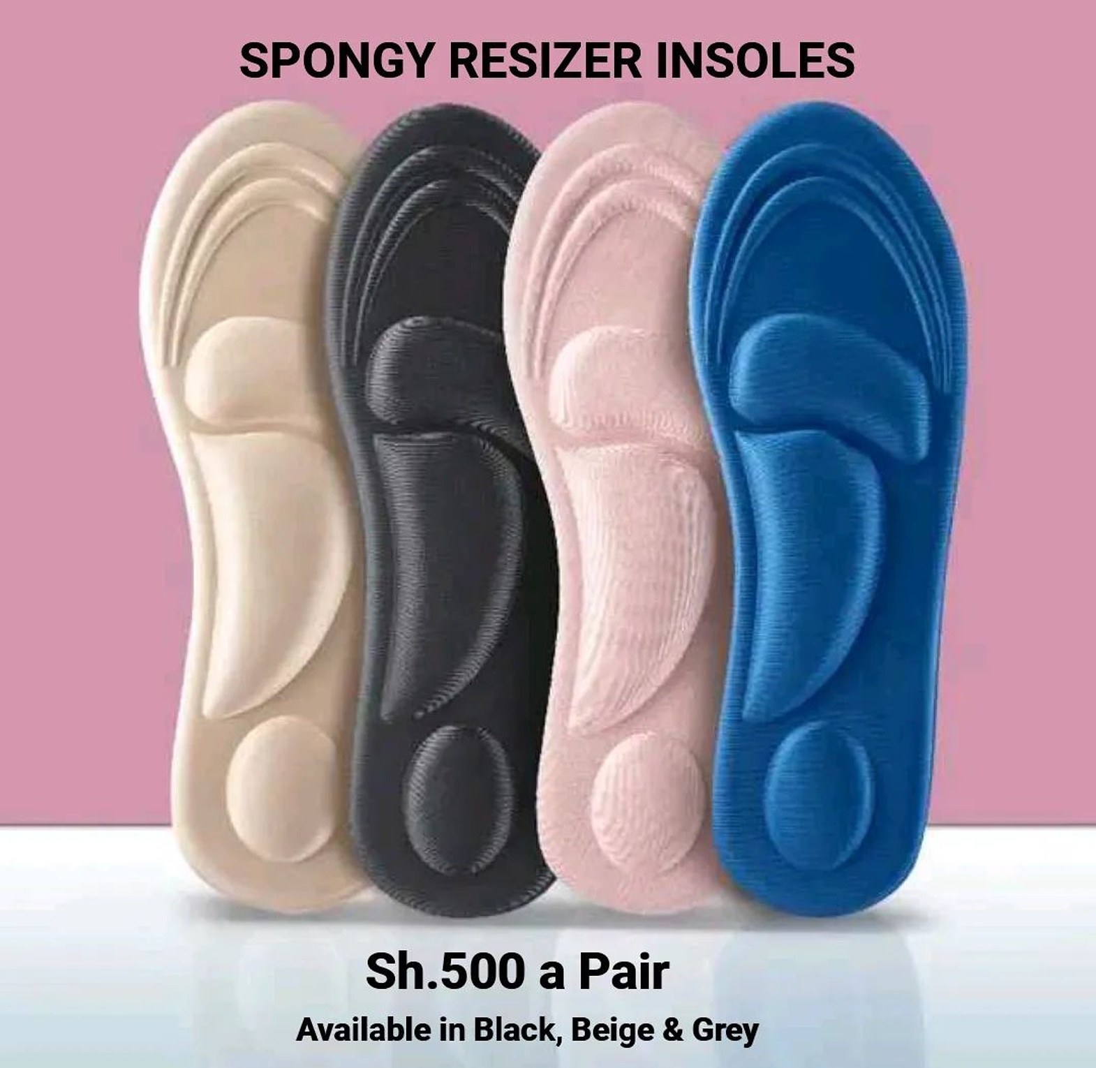 Spongy resizer insoles image