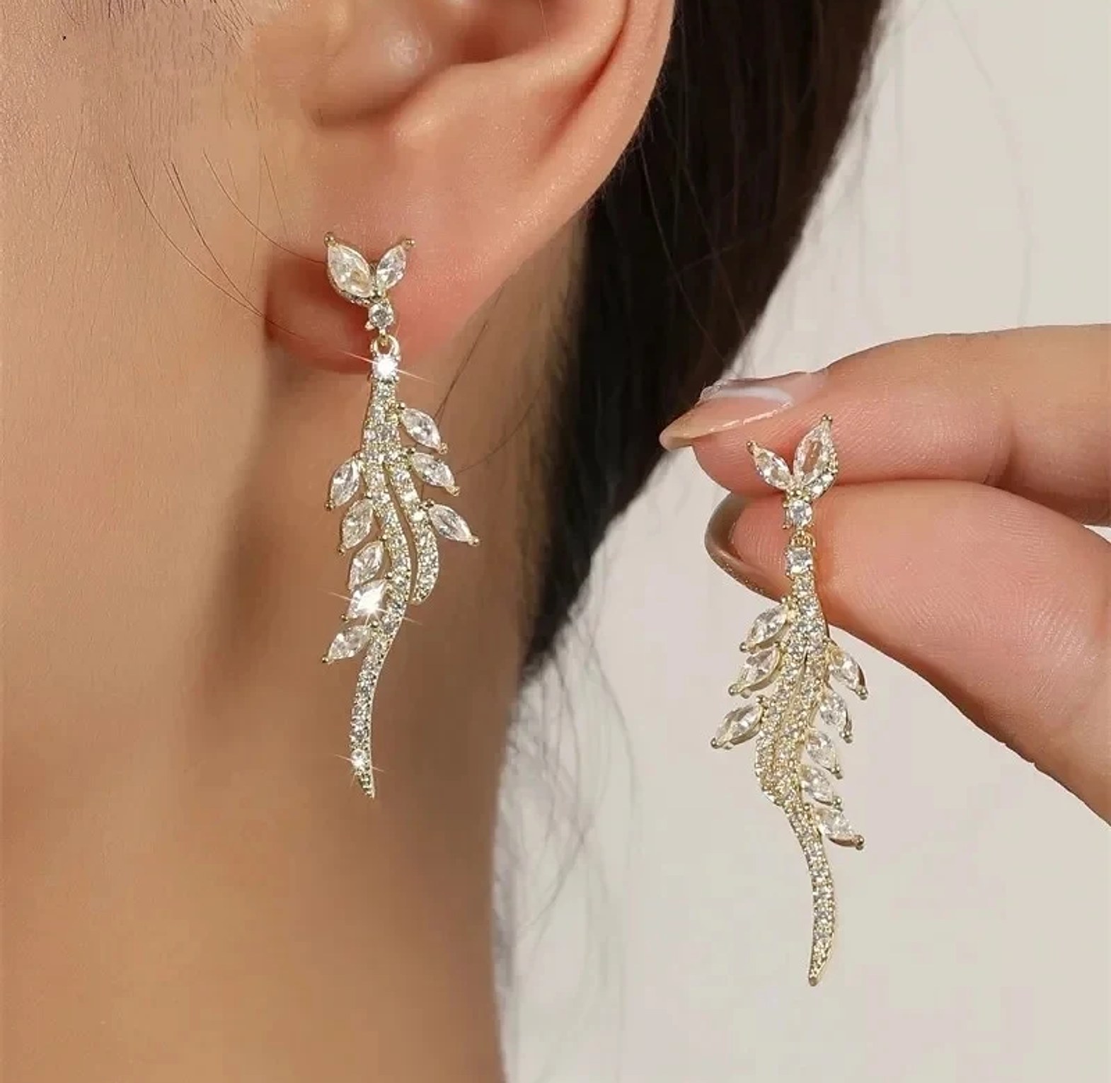 Long Statement earring image