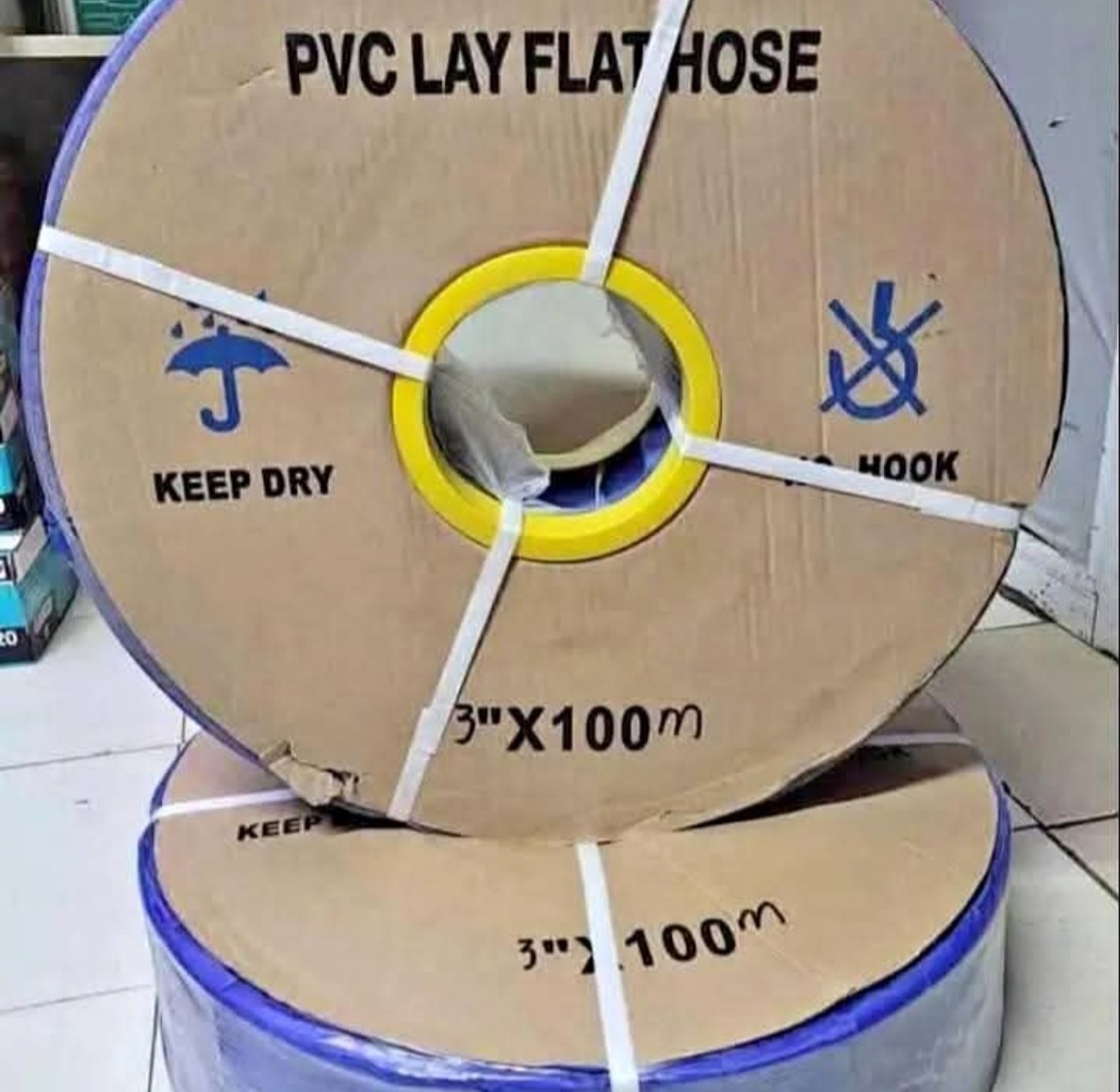 Delivery pipe 3" pvc 100m image
