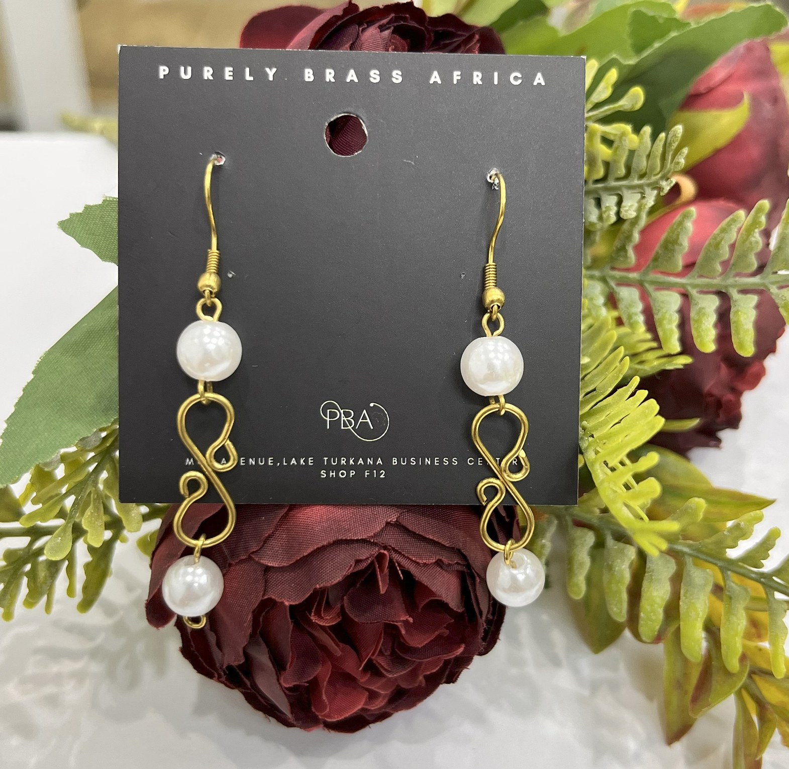 Rethabile Brass Earrings  image
