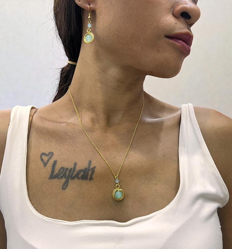 Abalone  Necklace & Earrings image