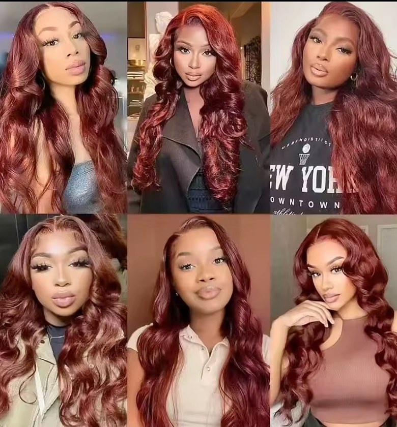 Black Brazilian Remy Human Hair Wig 16 inch Body Wave Glueless 13*4 front lace 180 density  image