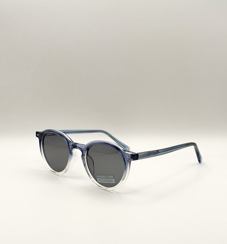 Premium Round Acetate Polarized Sunglasses image