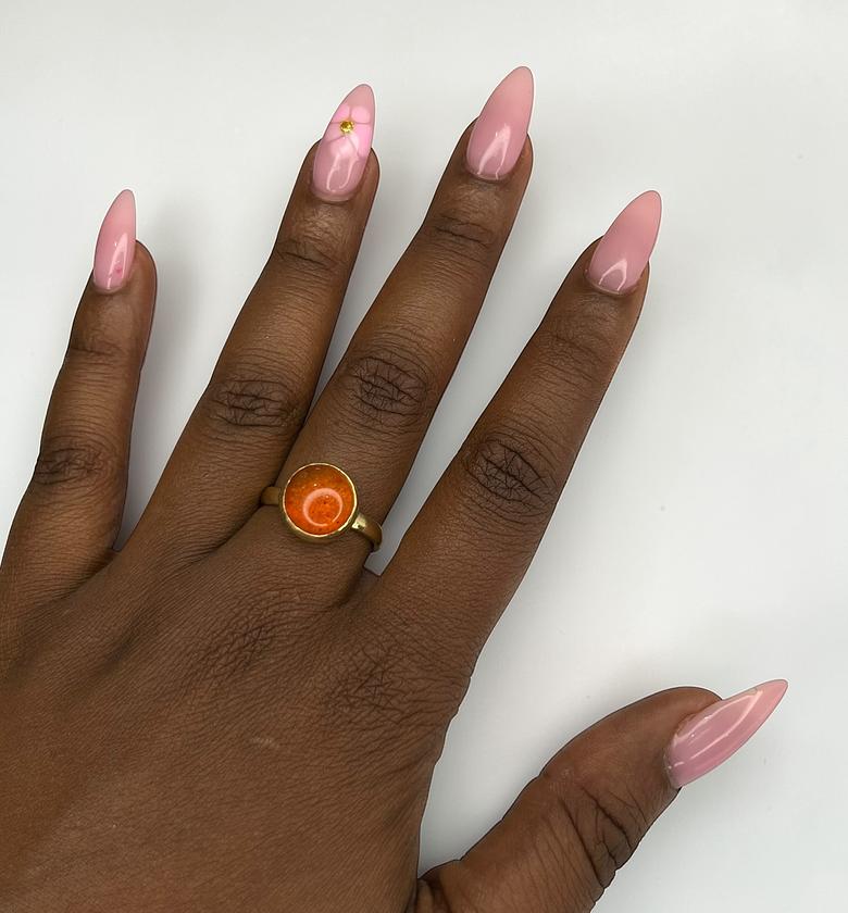 Momo Coral Ring image