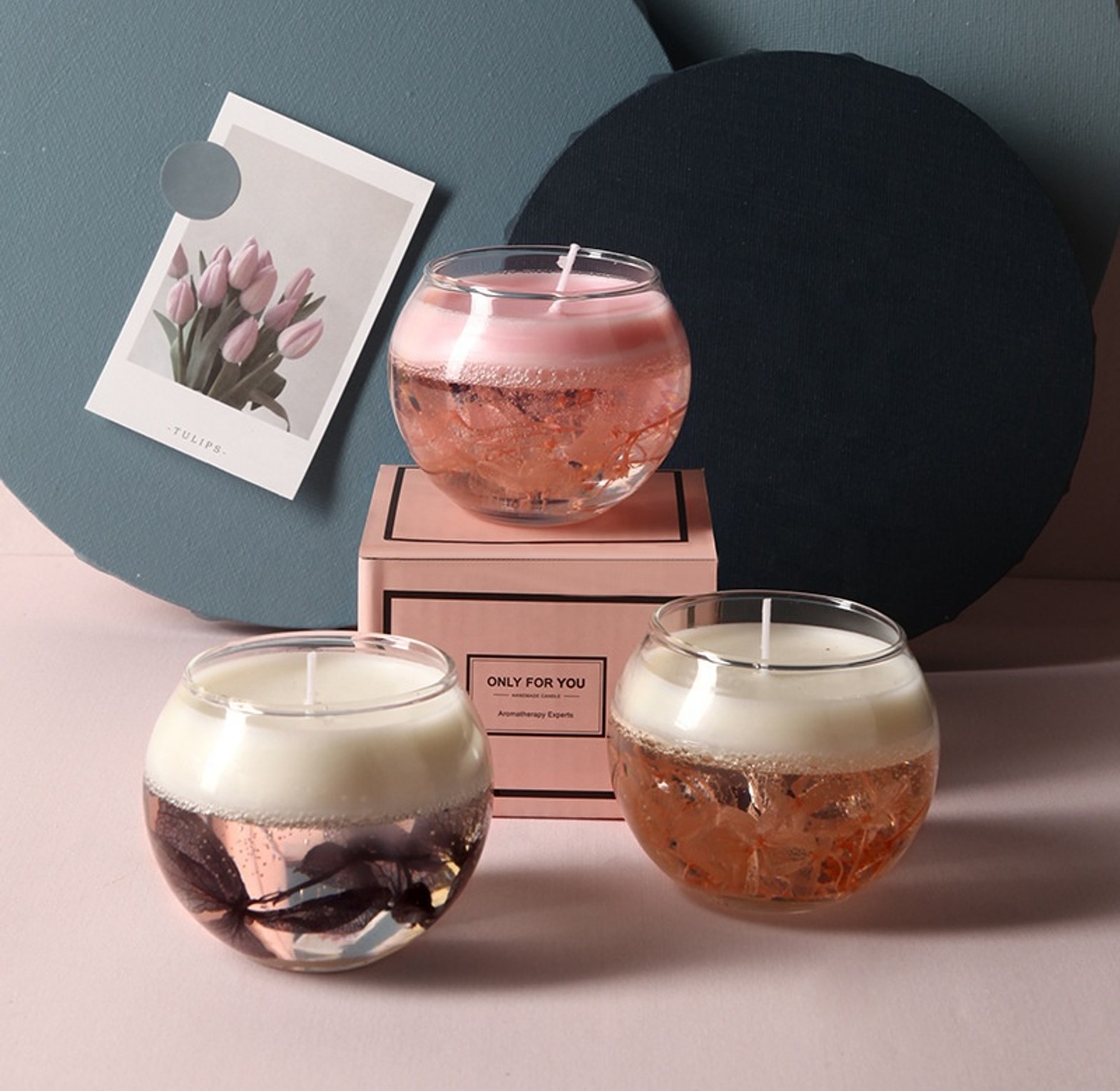 Scented Candle, Organic Candles Gift,8 Hours Long Burning image