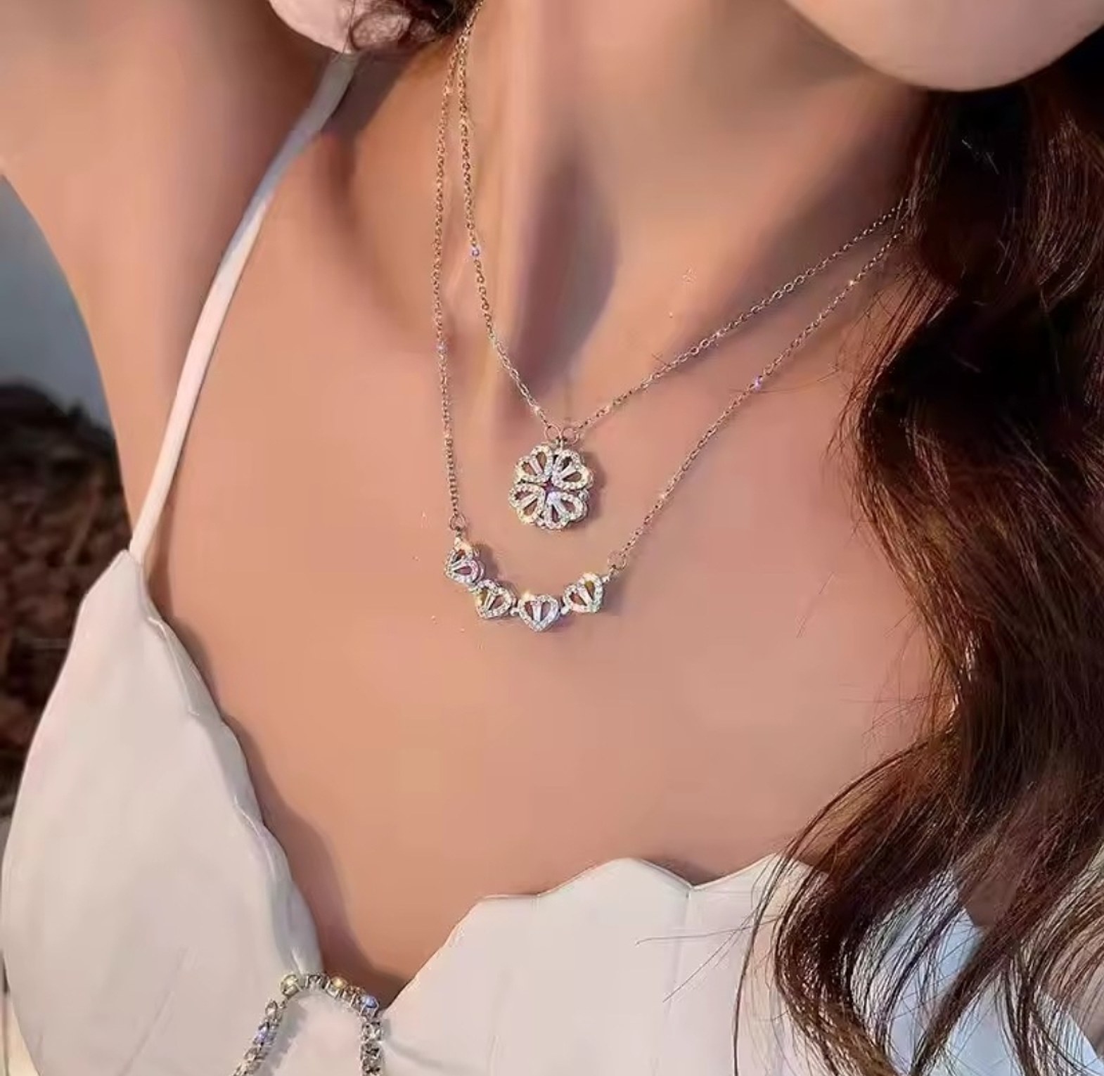 Magnetic Necklace and Perfume Body Mist Gift Set image