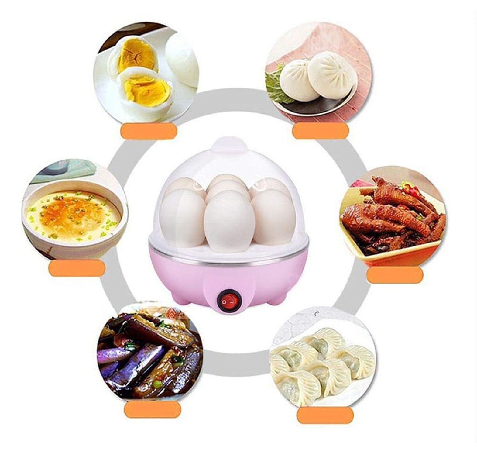 Automatic 7-Egg Egg Cooker image