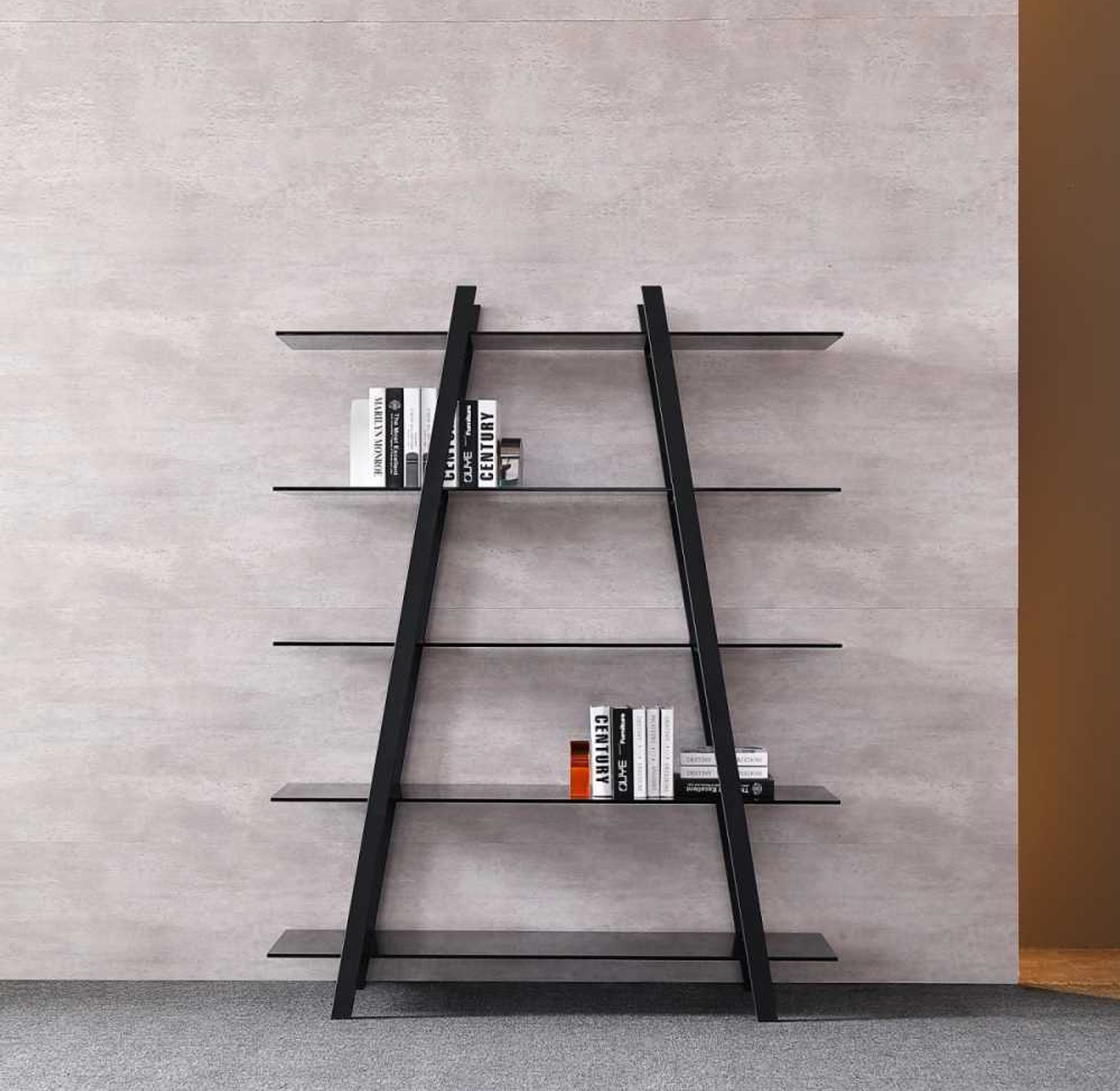 BOOKSHELF:10mm grey glass image