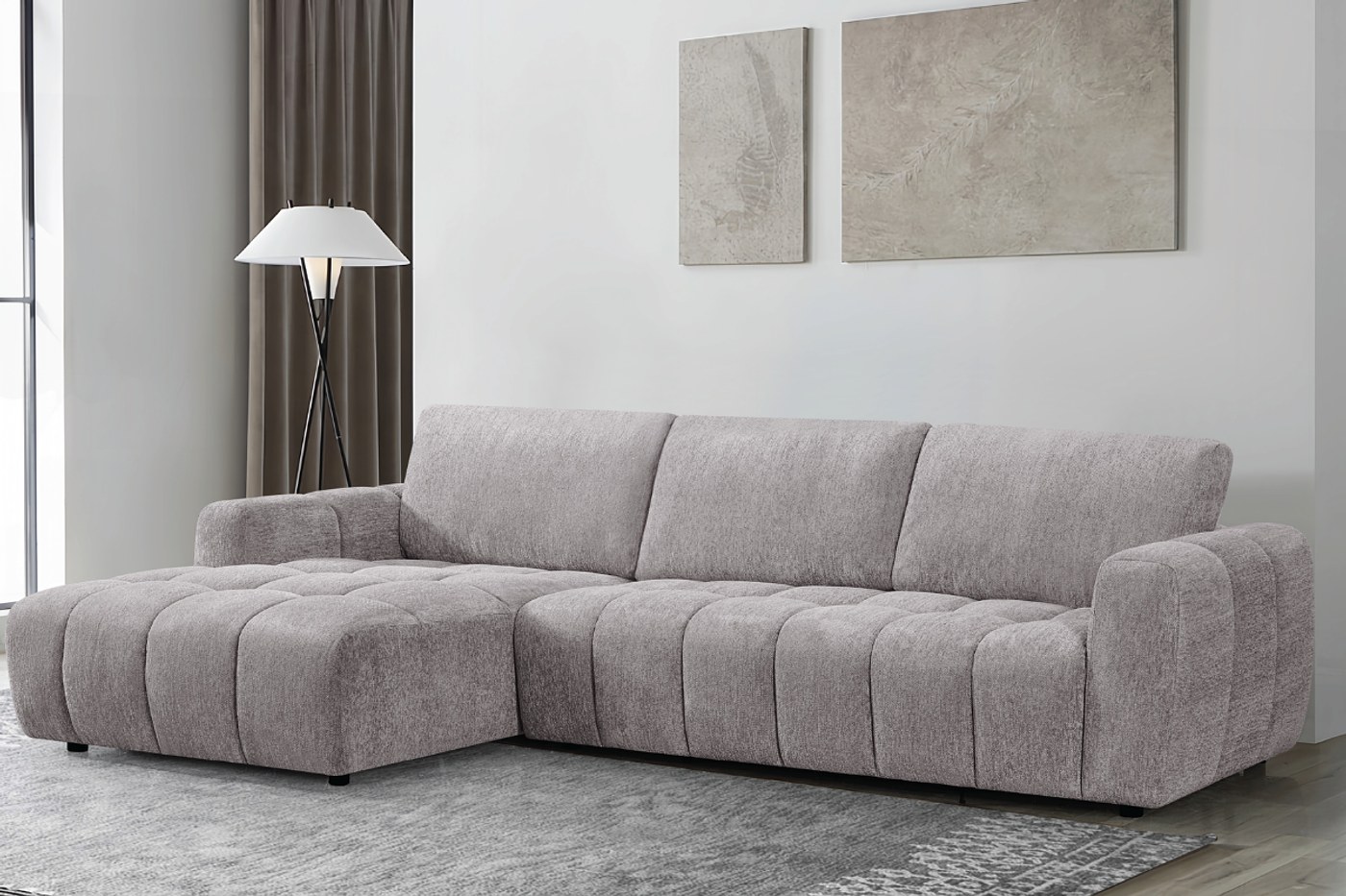OASIS Fabric Corner Sofa image 1