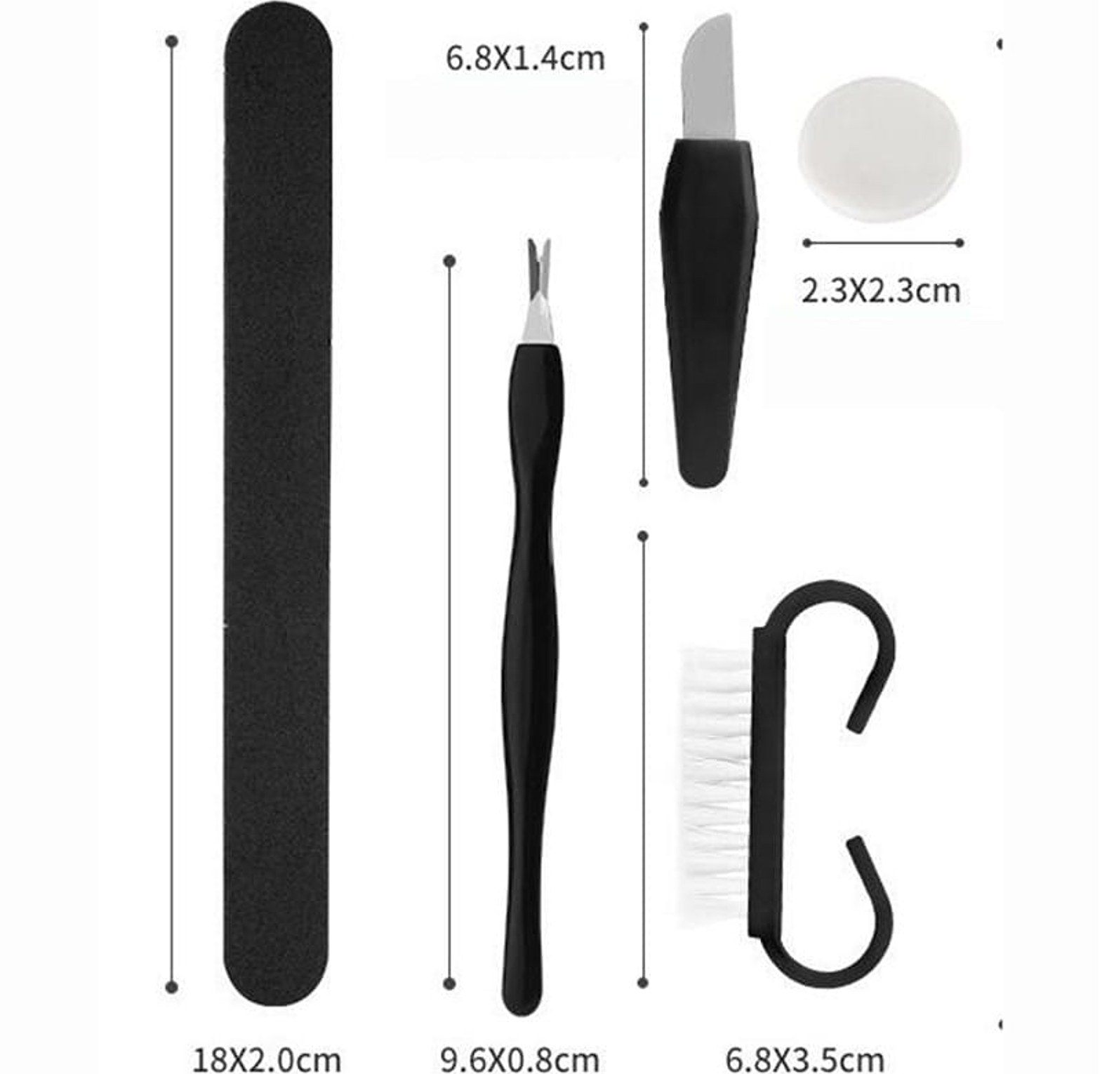 10pc Pedicure Set Peeling and Exfoliating Calluses image
