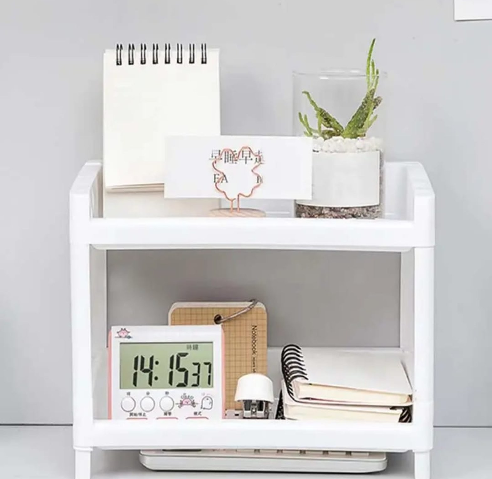 Double Layer Desktop Storage Rack image