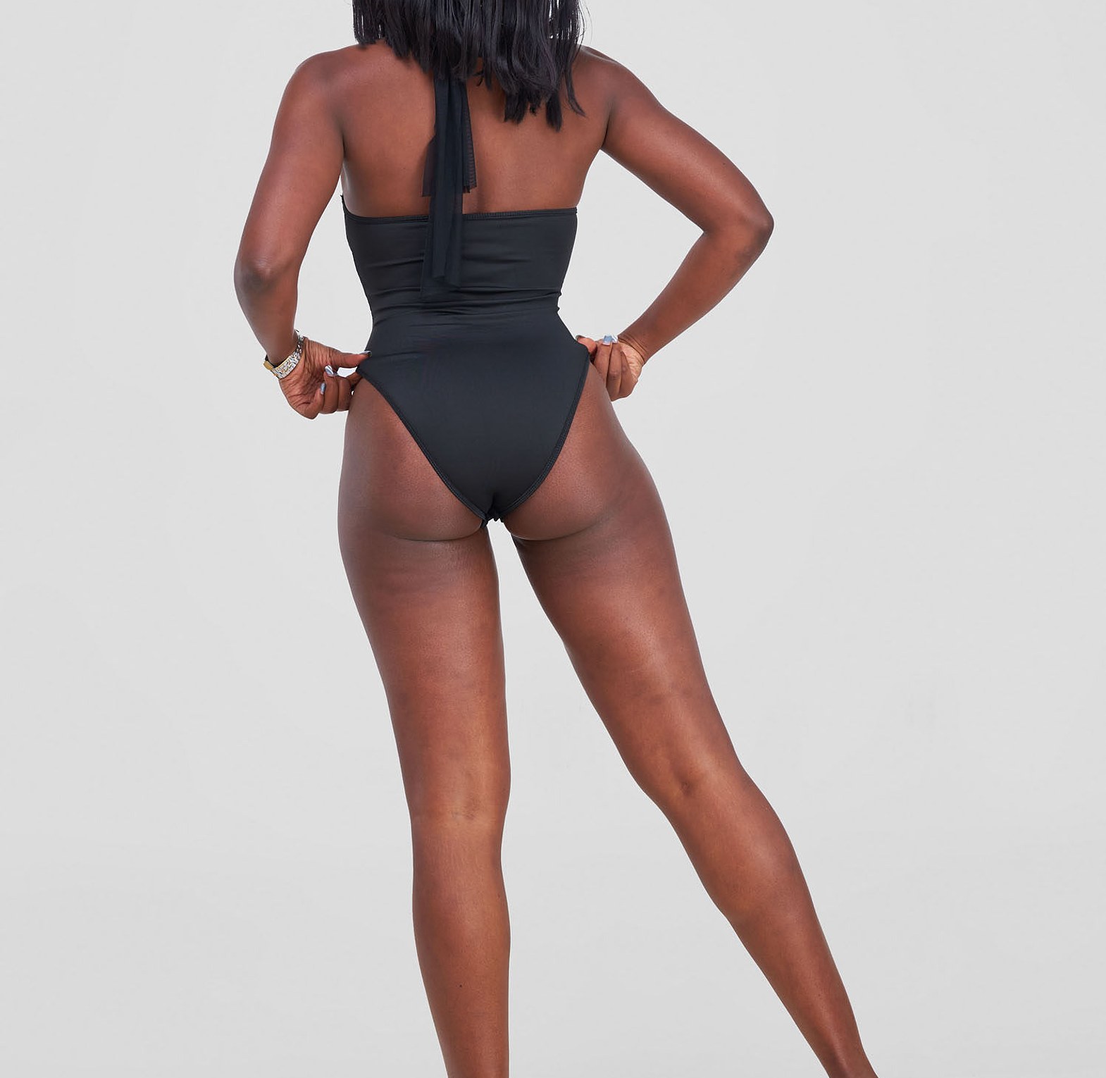 Posh Lingerie & More-Women's Wrap Sleeveless Bodysuit Tops Lace Criss Cross Cut Out  image