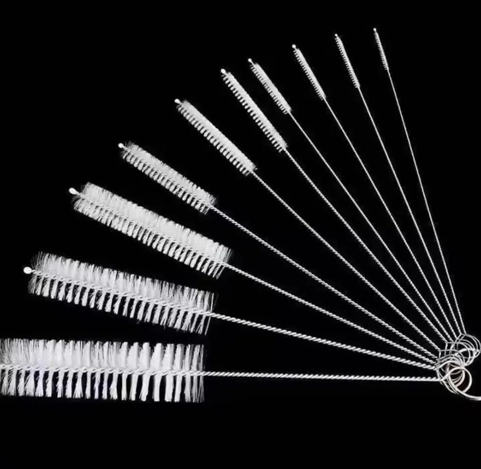 10pcs Drinking Straw Cleaning Brush Set image