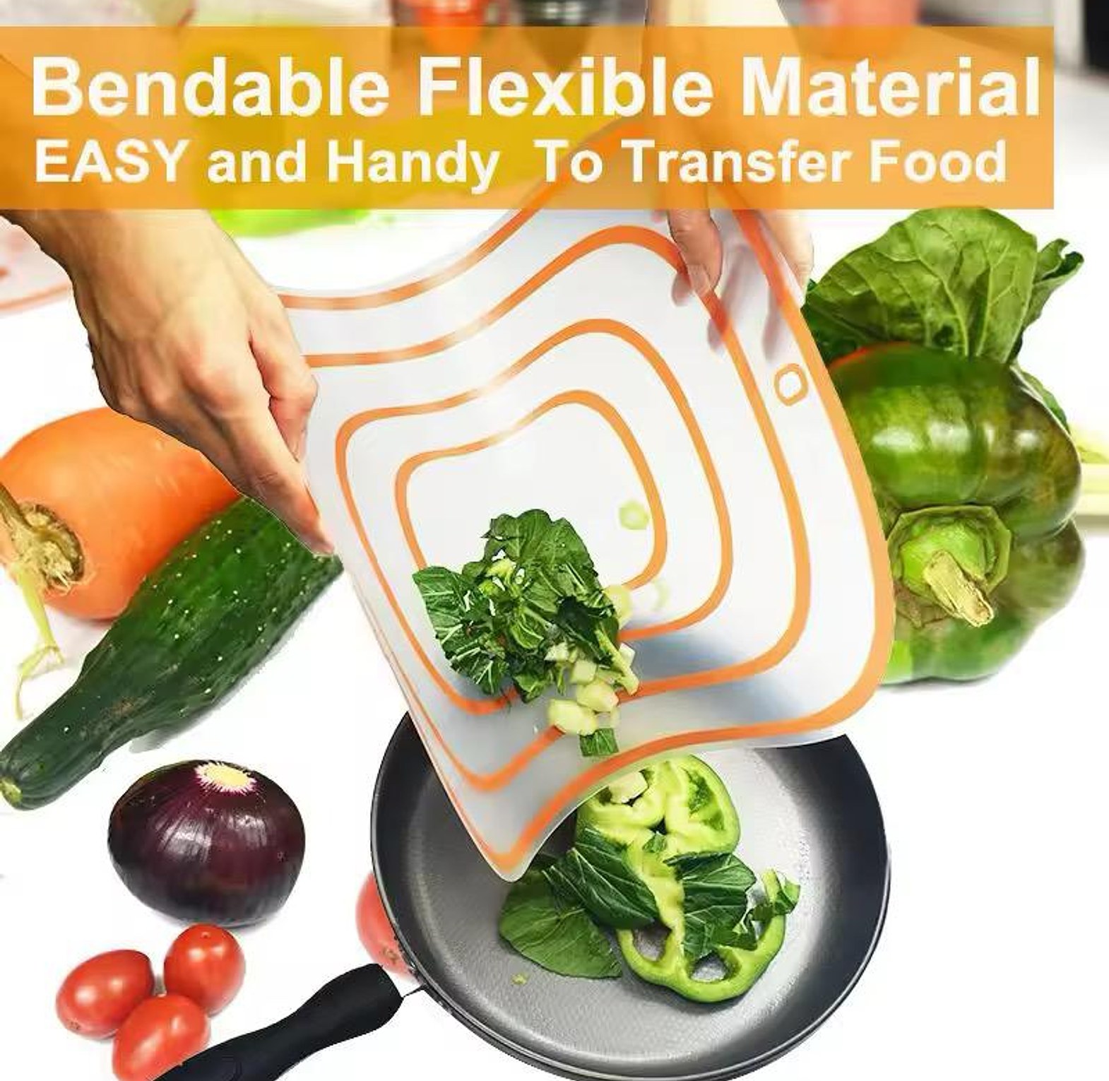 Kitchen Non-Slip Flexible Cutting Boards image