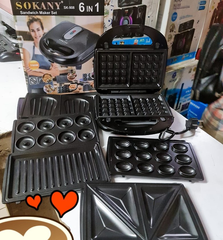 Sokany 6in1 sandwich maker image