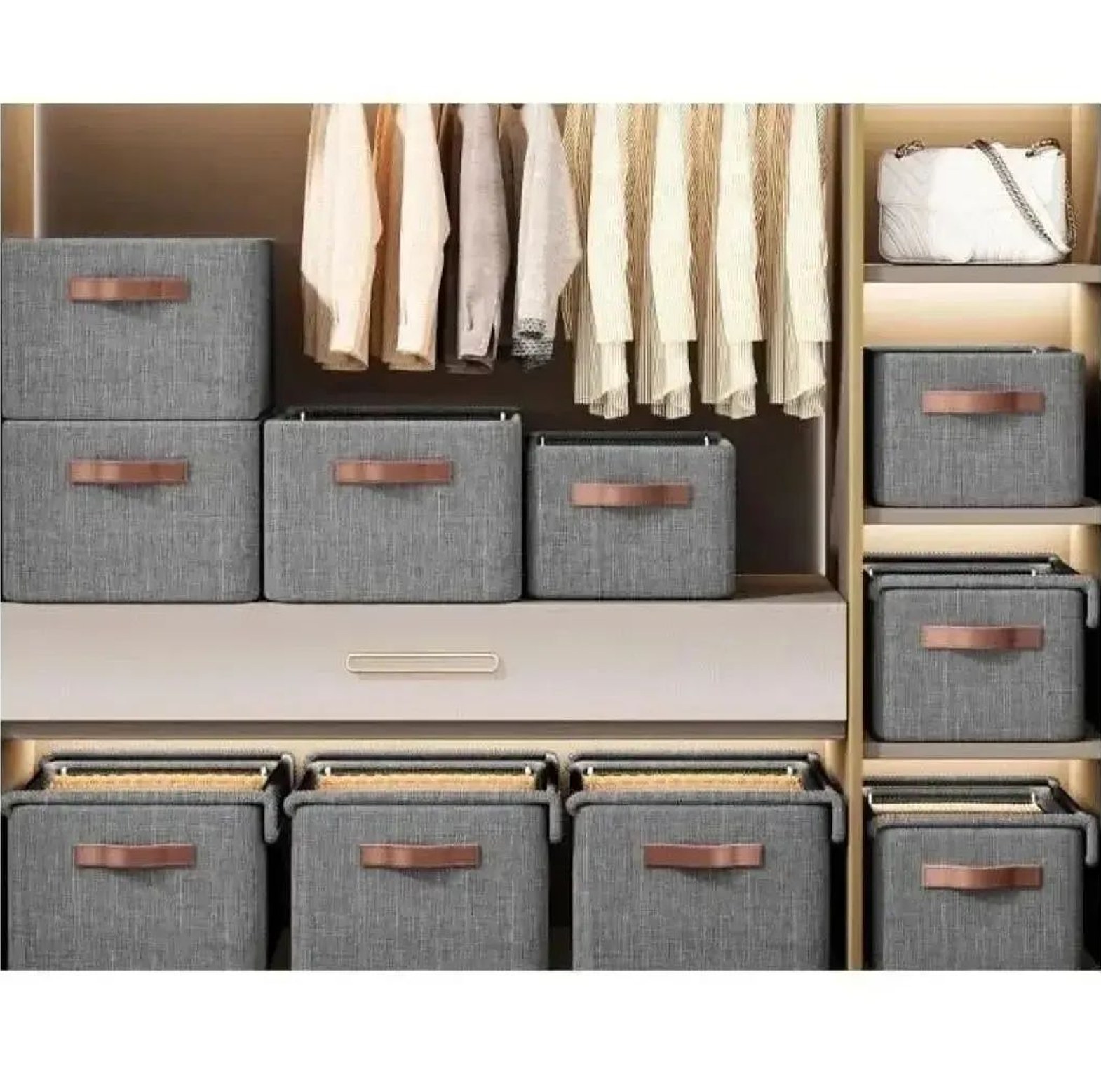 Foldable Closet Organizer with PVC Cover image