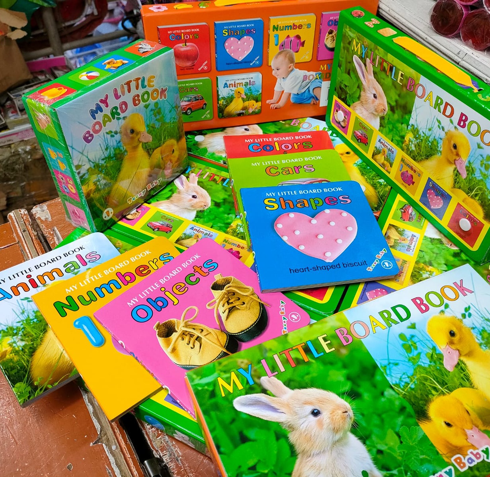 My Little Board Book Set – Baby Toddler Learning Books image