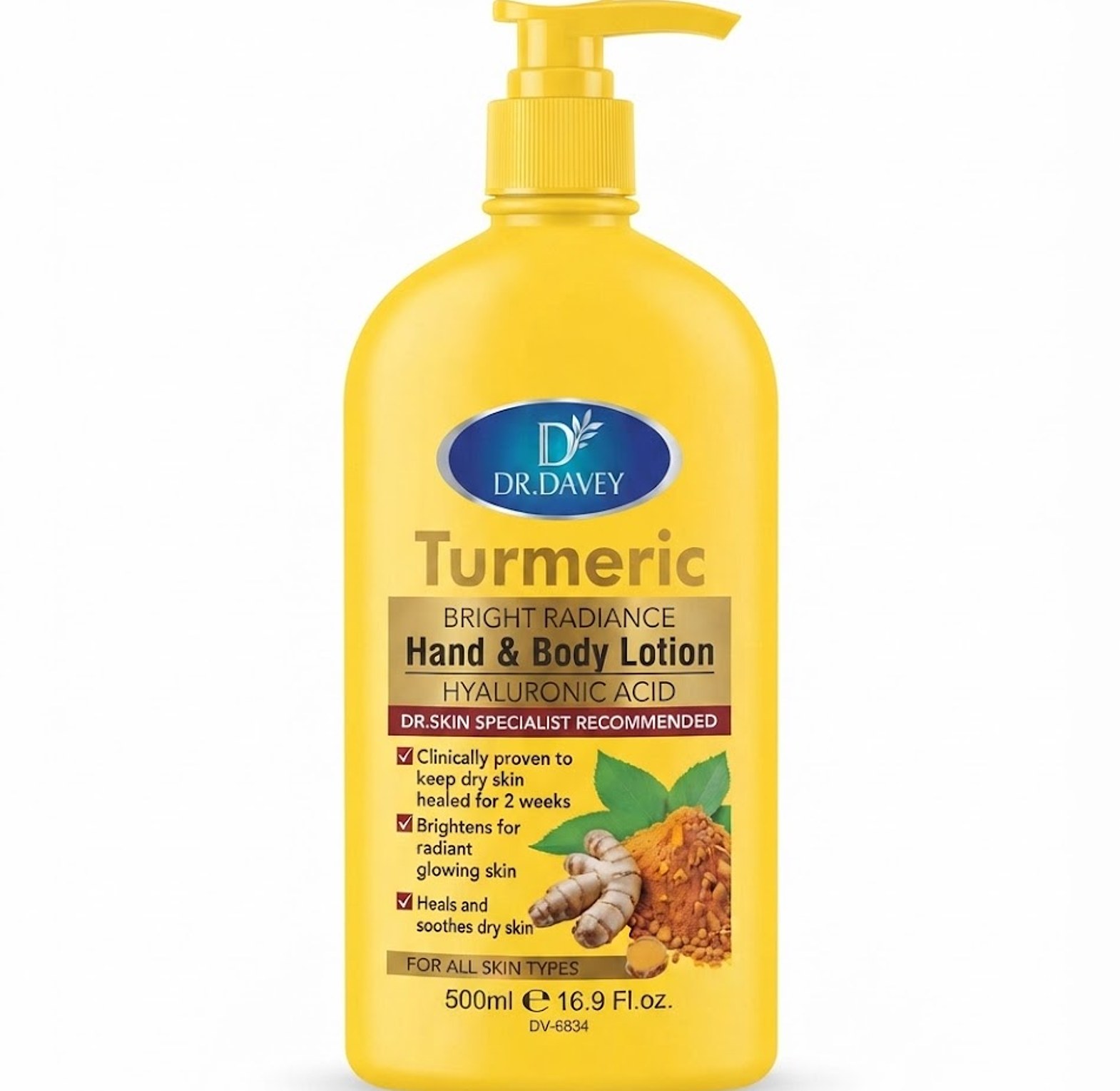Dr davey tumeric hand and body lotion image