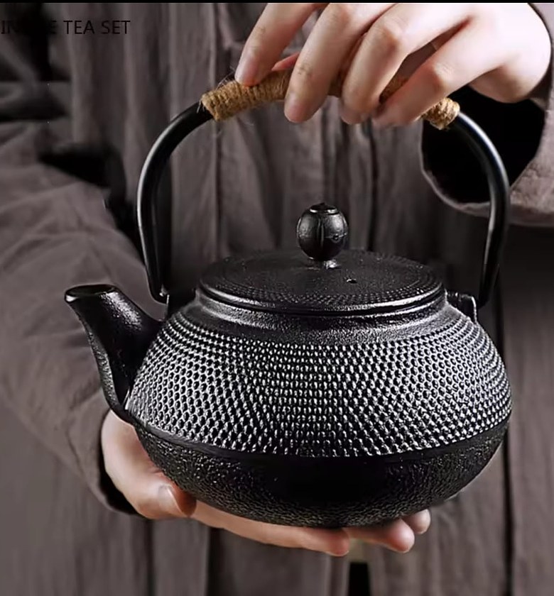 Cast Iron Japanese Teapot (Tetsubin) image