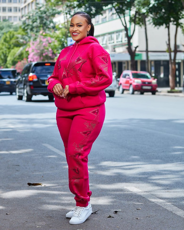 Premium Turkish Women’s Fuchsia/Pink Tracksuit image