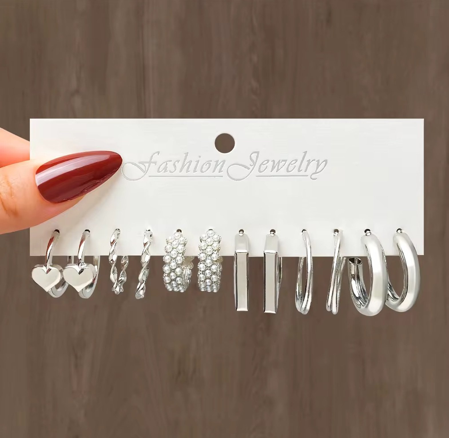Silver and Gold mini hoop set image