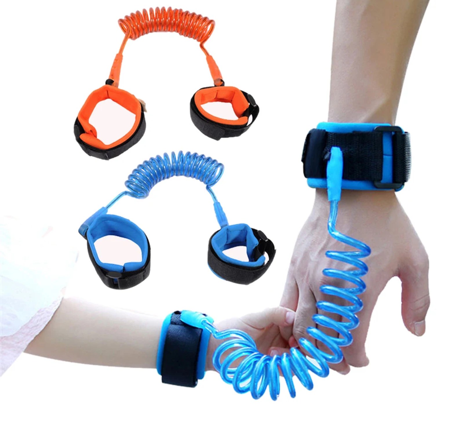 Heavy Duty Anti-Lost Toddler Safety Wrist Link Harness with Steel Wire & 360° Rotation - Child Walking Leash for Malls & Outdoors image