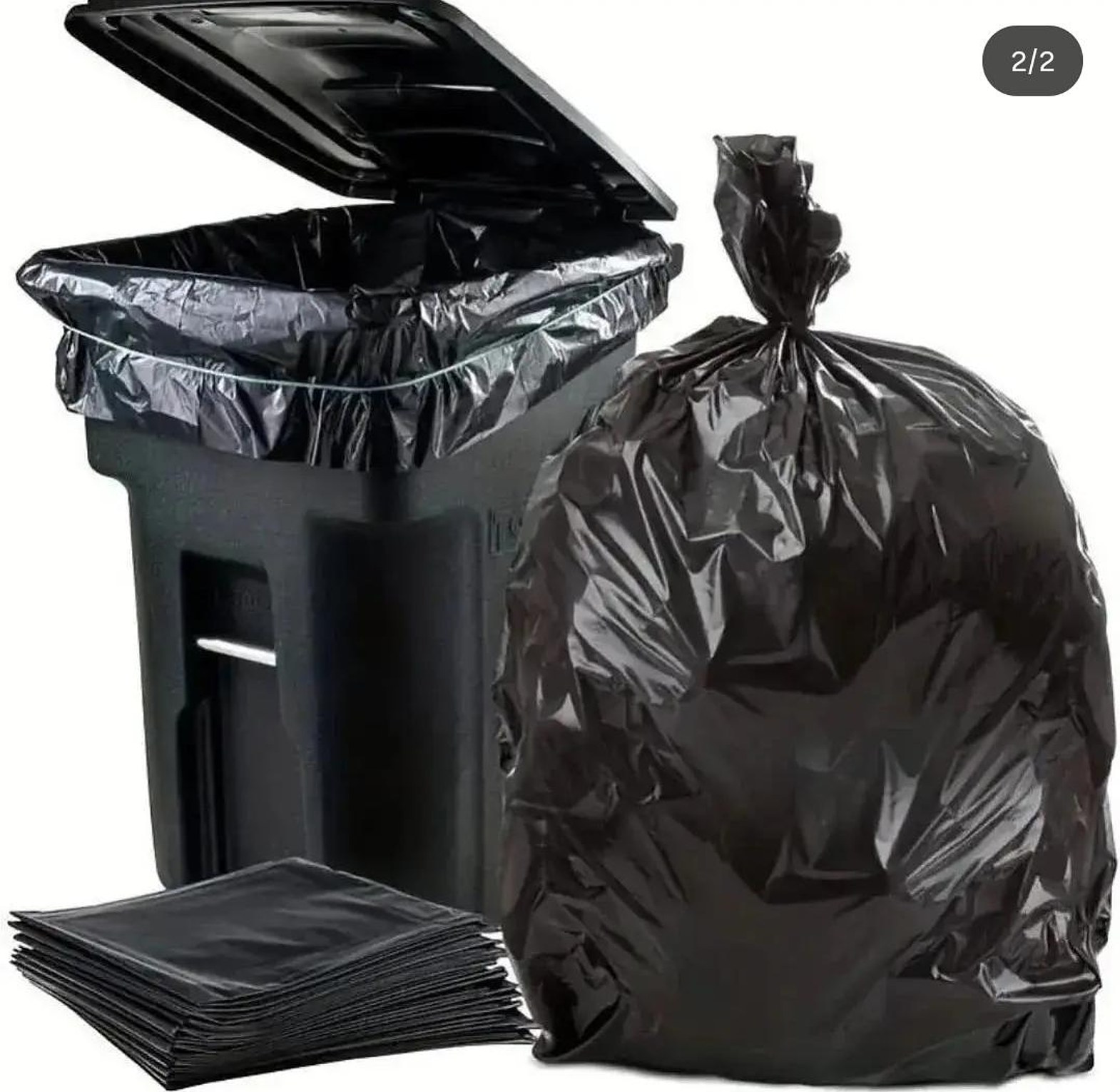 50pcs Disposable Garbage/Trash bags image