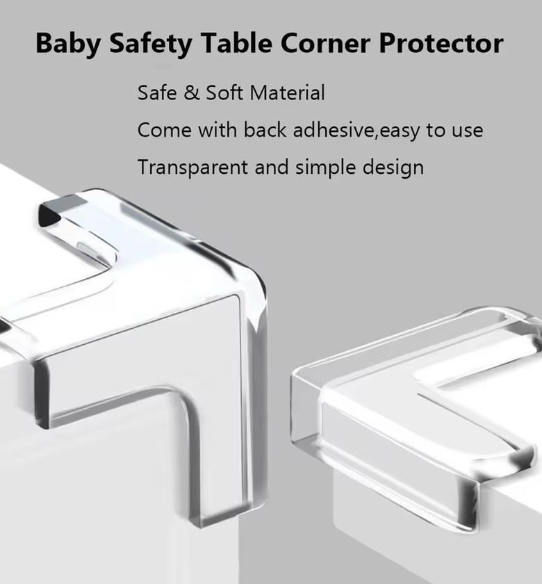 4pc Kids Corner Table Protector, Baby Safety Table Cover image