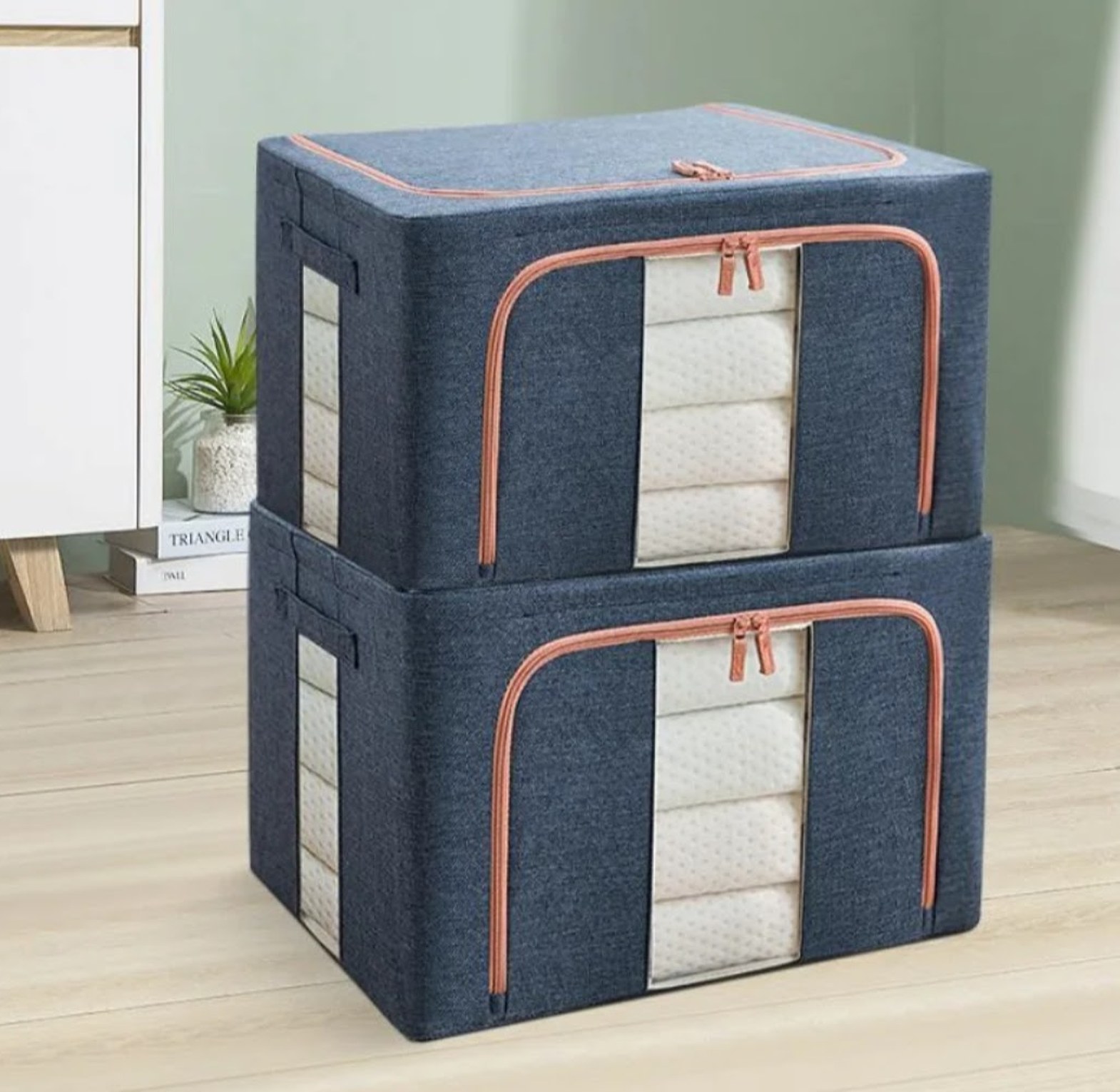 100L Large Capacity Zipped Storage Box image