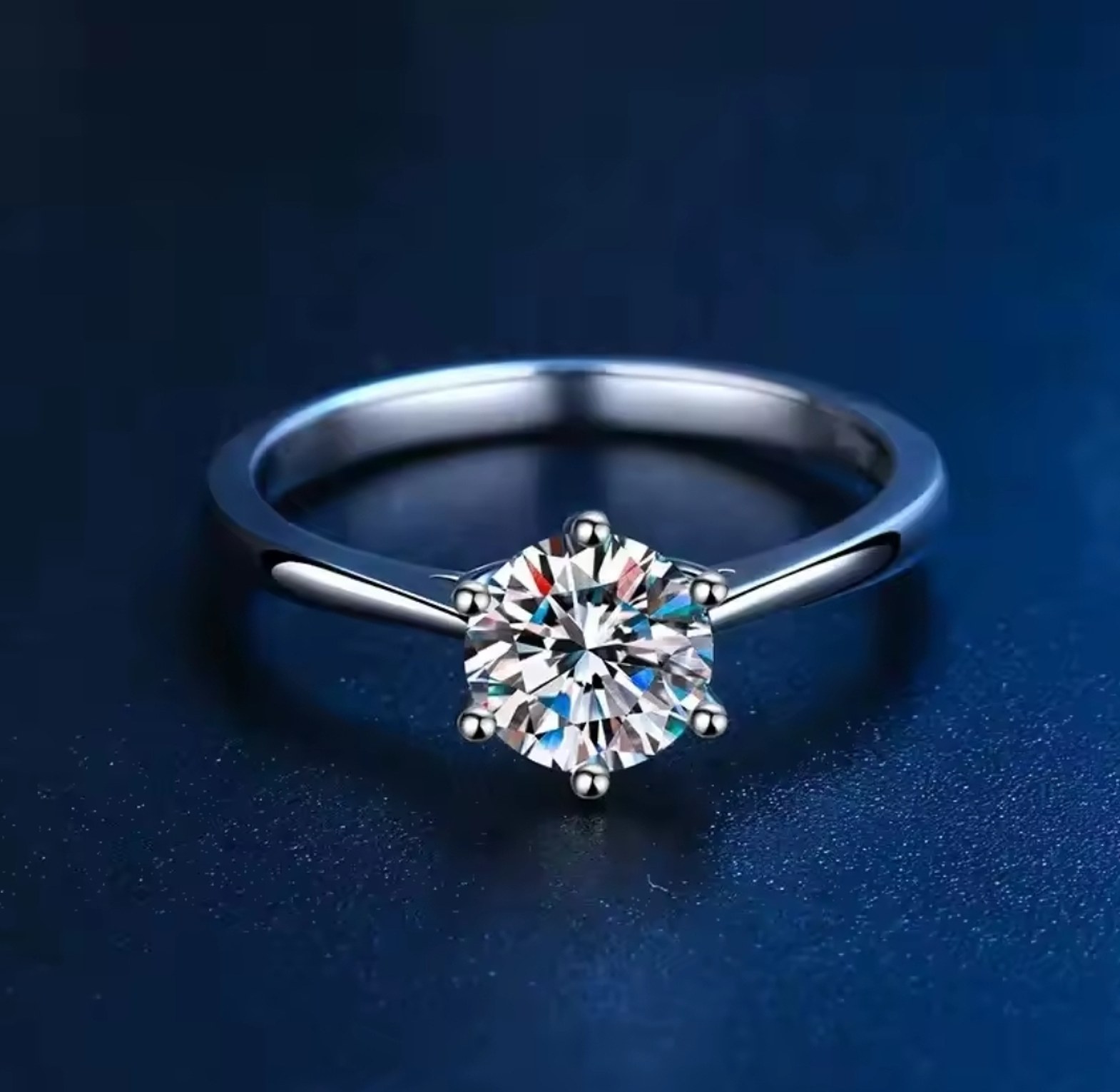 Stainless steel, cubic zirconia engagement proposal ring ring  image