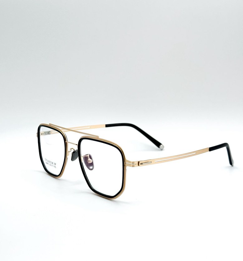 Aero-Titanium Gold Aviator Sunglasses image