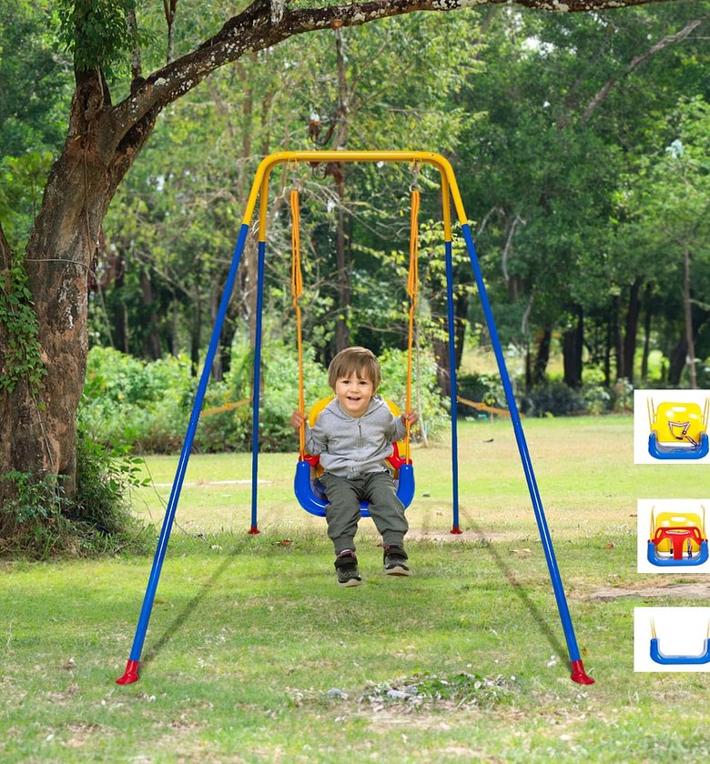 3-in-1 Toddler Swing Set image