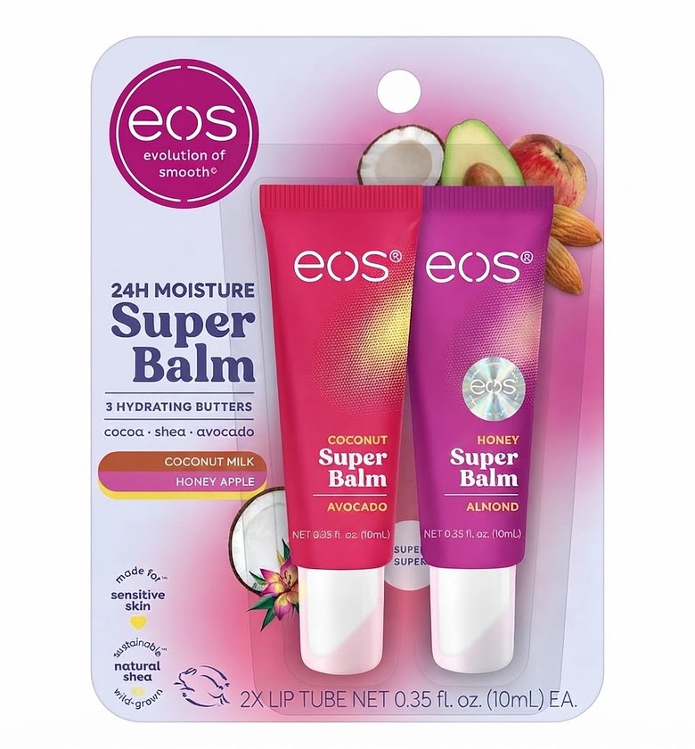 eos Honey Watermelon & Mango Melonade Lip Balm – 24H Moisture Super Balm image